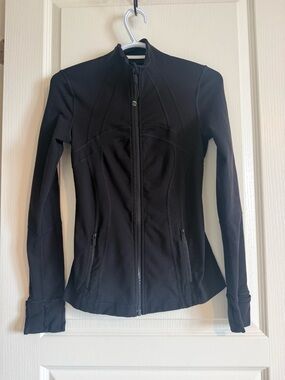 lululemon athletica Black Women's Zip-Up Bomber Jacket